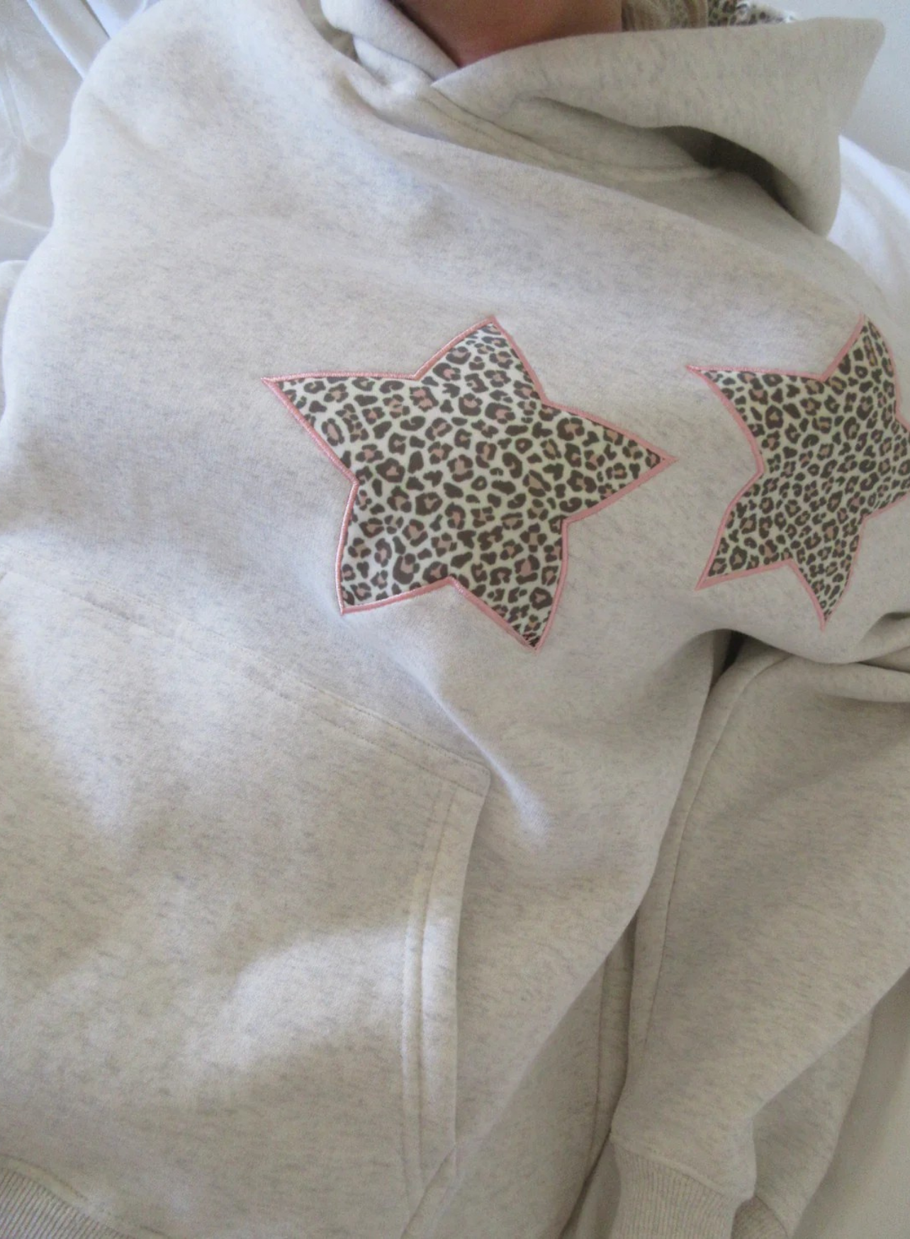 Amoura Leopard Stars Hoodie