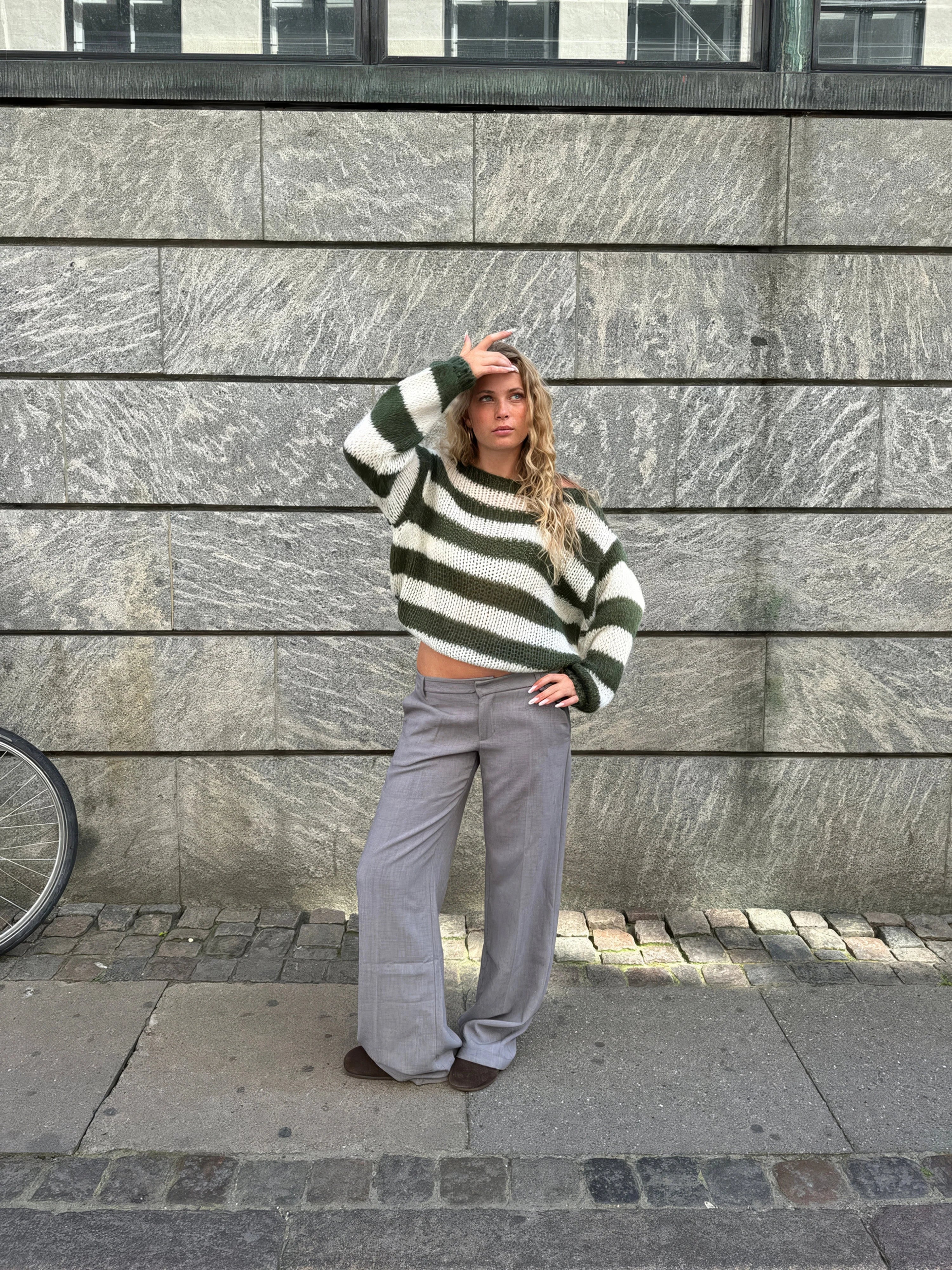 Amoura Stripe Knit – Green